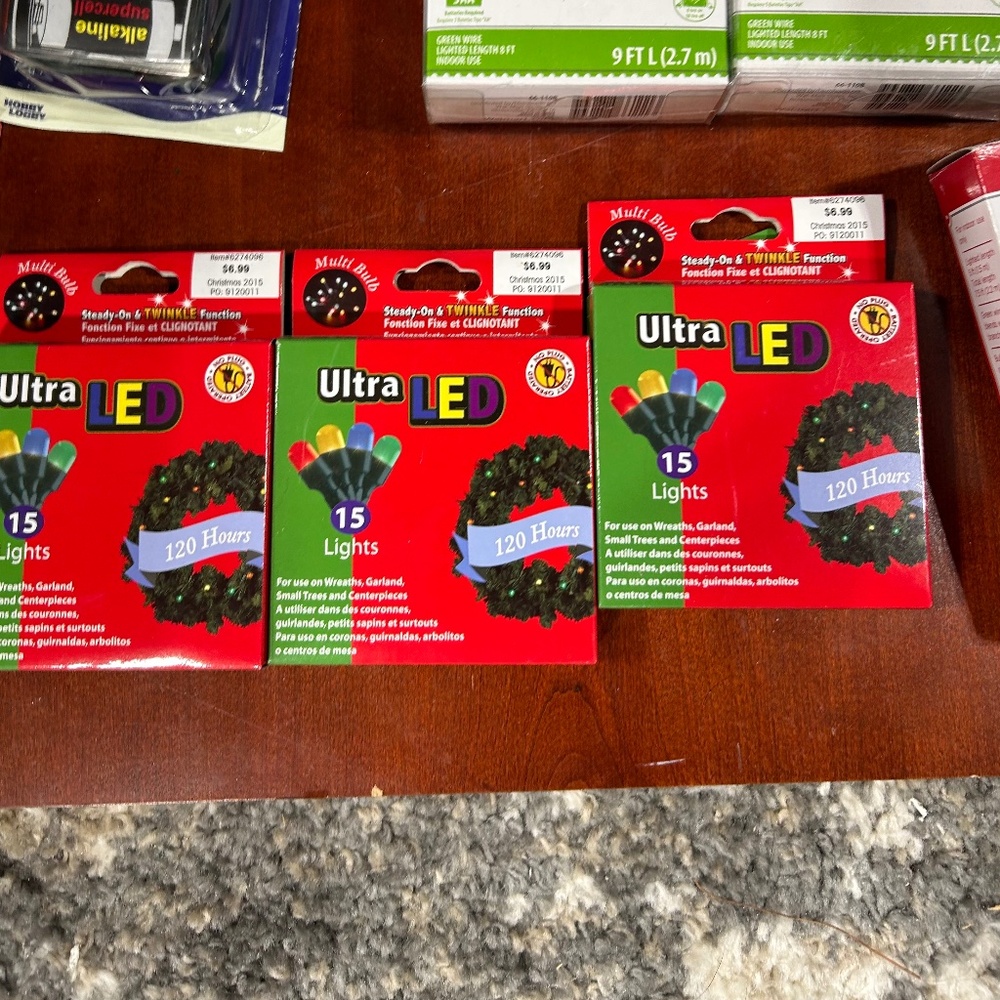 Mini Lights - NEW - set of 3 - Battery Operated